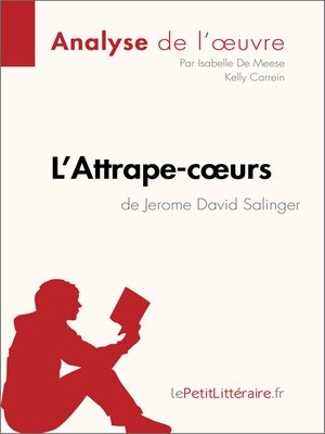 cover image of L'Attrape-cœurs de Jerome David Salinger (Analyse de l'œuvre)